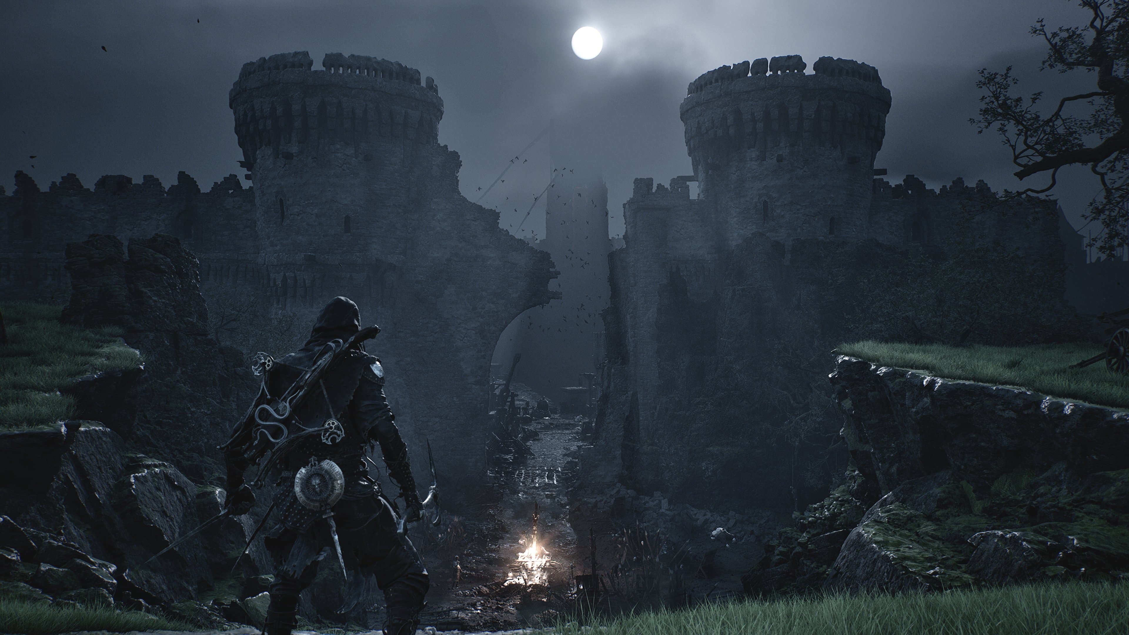 Mortal Shell II open-world fortress and surrounding landscape